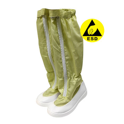 Χωρίς σκόνη Unisex ανθεκτικό αντιστατικό εργασιακό κάλυμμα παπουτσιών ESD καθαρό δωμάτιο μπότες PU