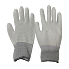 Αντιστατικά PU ντυμένα φοίνικας ESD πολυεστέρα γάντια για την ηλεκτρονική βιομηχανία