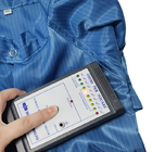 Το βασιλικό μπλε αντιστατικό σακάκι ESD πλέκει τη μανσέτα για τη βιομηχανία μικροηλεκτρονικής
