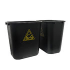 35L PP πλαστικό τετράγωνο αντιστατικό κάδο αποβλήτων ESD ηλεκτροστατικό καθαρό δωμάτιο κουτί εργαλείων κάδο σκουπιδιών