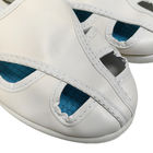 Λευκό ESD Αντιστατικό Εργασιακό Παπούτσι 4 Τρύπες PVC Σόλα+PU Επάνω Βιομηχανική Παντόφλα