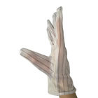 M / Αντιστατικά γάντια παλαμών μη ολίσθησης Λ με τη ριγωτή πλάτη χεριών πολυεστέρα 10mm