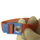 Διευθετήσιμη 4MM καρπών του ISO/SGS ελαστική αντιστατική θραύση ζωνών ESD Wristband