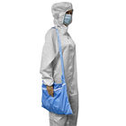 Αποστειρωμένο δωμάτιο 5mm αντιστατική ESD λουρίδων μπλε τσάντα υφάσματος χωρίς σκόνη