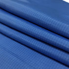 μπλε χωρίς σκόνη Washable ESD Antistaic 4mm βαμβάκι πολυεστέρα 33% υφάσματος 65% πλέγματος