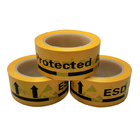Προστατευμένη από το ESD ταινία προειδοποίησης PVC περιοχής κίτρινη αντιστατική βιομηχανική