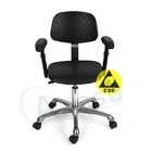 Αντιστατικές καρέκλες ασφαλείας ESD Ρυθμιζόμενες 360 μοίρες περιστρεφόμενες με ανυψωτικό υποβραχιόνιο