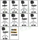 Περιστρεφόμενη 360° ESD αντιστατική καρέκλα PU για εργονομικό εργαστήριο καθαρισμού γραφείου