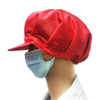 Αντιστατική ίνα άνθρακα πολυεστέρα 1% καπέλων 99% ESD για τα βιομηχανικά εργαστήρια