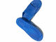 ESD παντοφλών διαγώνιο τύπων ESD ασφάλειας μπλε χρώματος παπουτσιών SPU υλικό για το αποστειρωμένο δωμάτιο