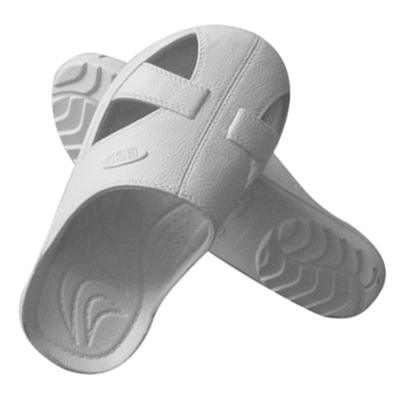 SPU ESD Antistatic 4 Hole Footwear Slipper Cleanroom Λευκό Μαύρο Μπλε