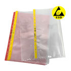 Αποστειρωμένο δωμάτιο 11 χωρίς σκόνη ESD αρχείων τρυπών αντιστατική τσάντα εγγράφων τσαντών A4 A3 με το ροζ ή κίτρινος