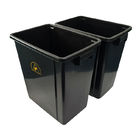 Μαύρα πλαστικά αντιστατικά ηλεκτροστατικά δοχείο απορριμμάτων κιβωτίων εργαλείων αποστειρωμένων δωματίων/δοχείο αποβλήτων ESD