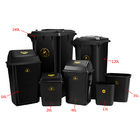 Μαύρα πλαστικά αντιστατικά ηλεκτροστατικά δοχείο απορριμμάτων κιβωτίων εργαλείων αποστειρωμένων δωματίων/δοχείο αποβλήτων ESD