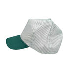 Καθαρό δωμάτιο ESD 5mm Stripe Polyester Hat Απεργατικό χωρίς σκόνη Αντιστατικό καπέλο μπέιζμπολ
