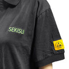 Ασφάλεια καθαρού δωματίου Εργασία Φορέστε βαμβάκι ίνες άνθρακα ESD αντιστατικό πολό μπλουζάκι