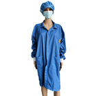 ESD ανθεκτικό στη σκόνη φόρεμα Spandex μανσέτα Απαλλαγμένη από σκόνη πολυεστέρα Lint Απαλλαγμένη από λάστιχο για καθαρό δωμάτιο εργαστηρίου