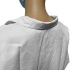 Αδιάβροχο εργασιακό ένδυμα ESD Spandex Cuff Polyester Lint Free Lab Smock για καθαρό δωμάτιο