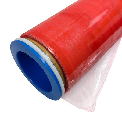 500MM Κόκκινη Διαφανής Αντιστατική Φόρμα Περιτύλιξης LDPE ESD Stretch Film