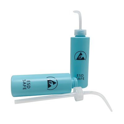 500 ml ESD Αντιστατικό μπουκάλι πλυντηρίου πλαστικού τύπου σφίξιμοΔιανέκτης αλκοόλ Αντιστατικό κόλλα Διανέκτης για ασφαλές χώρο ESD