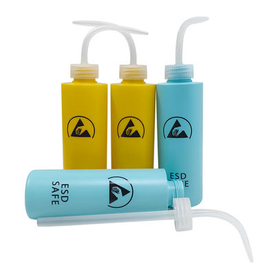 500 ml ESD Αντιστατικό μπουκάλι πλυντηρίου πλαστικού τύπου σφίξιμοΔιανέκτης αλκοόλ Αντιστατικό κόλλα Διανέκτης για ασφαλές χώρο ESD