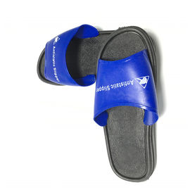 Washable οικονομικό ESD PVC μπλε ανώτερο W/Black παπουτσιών ασφάλειας παντοφλών πέλμα χρώματος