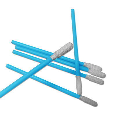 PS743 Καθαριστικό κενό Καθαρό δωμάτιο Swabs Stick PP Handle Polyester Tip Βιομηχανικό καθαρό δωμάτιο Swabs