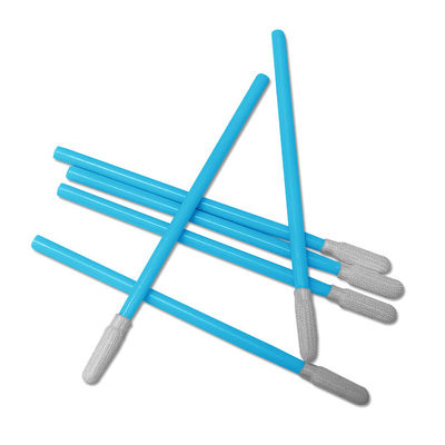 PS743 Καθαριστικό κενό Καθαρό δωμάτιο Swabs Stick PP Handle Polyester Tip Βιομηχανικό καθαρό δωμάτιο Swabs