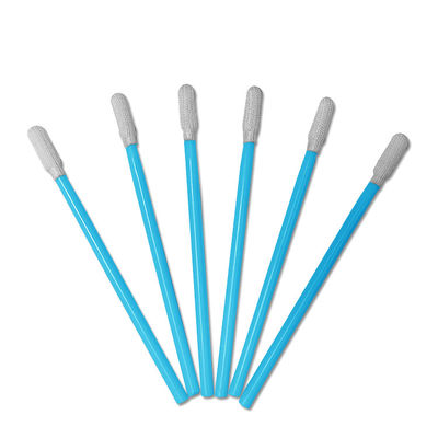 PS743 Καθαριστικό κενό Καθαρό δωμάτιο Swabs Stick PP Handle Polyester Tip Βιομηχανικό καθαρό δωμάτιο Swabs