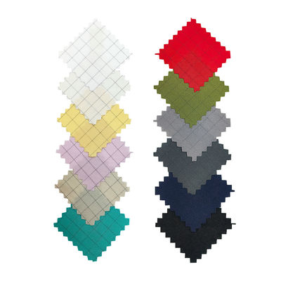 ESD Αντιστατικό ύφασμα 7mm Grid 98% Polyester + 2% Ηλεκτρονικό υφασμάτιο άνθρακα για ενδύματα ESD