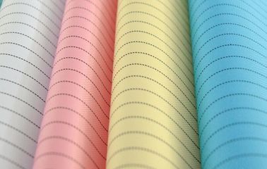 αντιστατικό Twill 2/3 υφάσματος πολυεστέρα ESD λωρίδων 5mm 75D Χ 75D