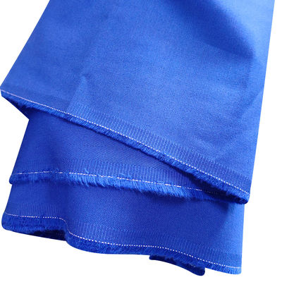Μπλε ESD Αντιστατικό βαμβάκι Poly Blend Flame Retardant Workwear υφάσματα για αντιστατικό χώρο