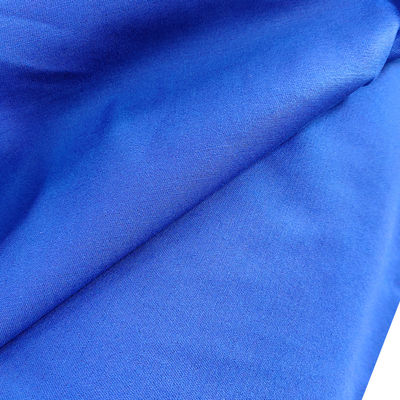 Μπλε ESD Αντιστατικό βαμβάκι Poly Blend Flame Retardant Workwear υφάσματα για αντιστατικό χώρο