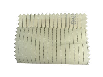 Χωρίς σκόνη ύφασμα 5mm ESD λωρίδα 100D Χ υφαμένο 100D Twill για Workwear ESD ΚΑΠ