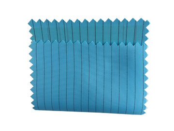 Χωρίς σκόνη ύφασμα 5mm ESD λωρίδα 100D Χ υφαμένο 100D Twill για Workwear ESD ΚΑΠ