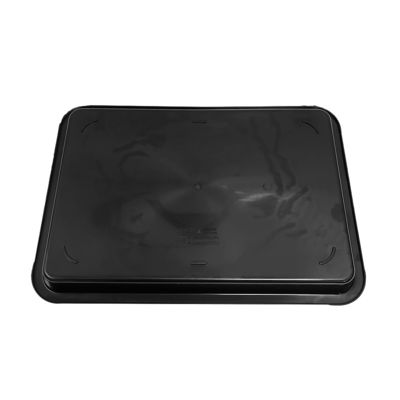 480x328x42mm Αντιστατικό τετραγωνικό δίσκο Μαύρο πλαστικό τετραγωνικό λεκάνιο ESD Περικοπές κουτί Ηλεκτρονικά εξαρτήματα Κουτί υλικών Αποθήκευση πλαστικό δίσκο