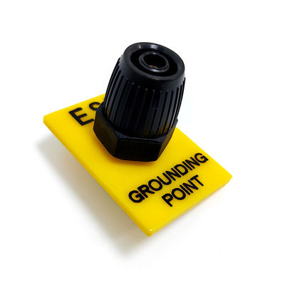Εγκατάσταση γης ESD 1x10mm Stud κίτρινη πρίζα γείωσης