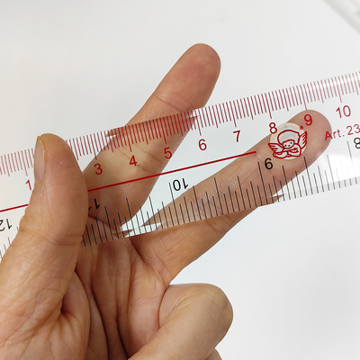 30cm Πλαστικό Διαφανές ESD Linear Αντιστατικό ευθεία Linear