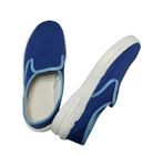 Σκούρο μπλε αντιστατικά παπούτσια μη τρυπών παπουτσιών ασφάλειας υφάσματος ESD για την περιοχή EPA