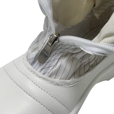 Λευκά Ατσάλινα Δάχτυλα ESD Αντιστατικά Μποτάκια Ασφαλείας για Βιομηχανικά Ενδύματα Εργασίας