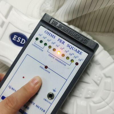 Λευκά Ατσάλινα Δάχτυλα ESD Αντιστατικά Μποτάκια Ασφαλείας για Βιομηχανικά Ενδύματα Εργασίας