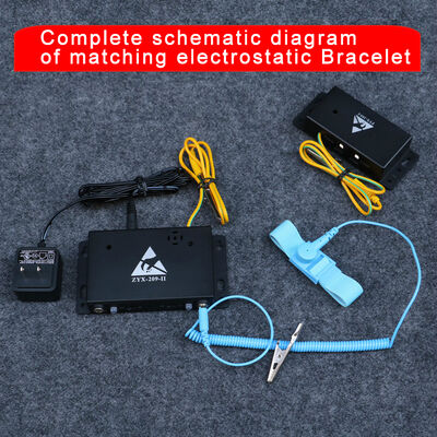 Αντιστατικός διπλός σταθμός 209-2 ESD Δοκιμαστής βραχιόλιων ταινιών σε απευθείας σύνδεση