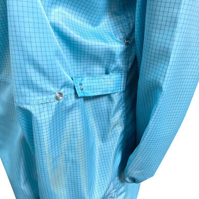 Blue Three Dimensional Anti Static Jumpsuit With Hood And Mask