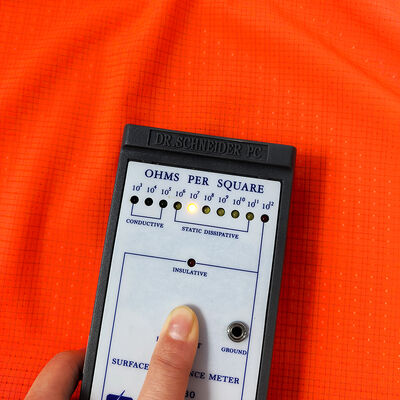 Antistatic Lightweight 96% Polyester + 4% Carbon Fiber Mesh Fabric for ESD Clothes