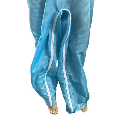 Anti Static 5mm Grid 98% Polyester + 2% Carbon Fiber Full Body Suit With Hood And Mask