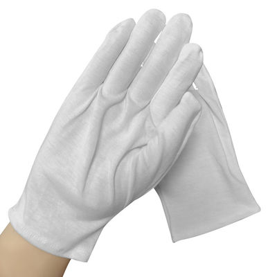Ιδιαίτερα Stretchable άνετα ασφαλή γάντια βαμβακιού ESD 100%