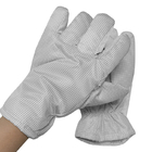 Άσπρα πυκνώνοντας αντιστατικά ανθεκτικά στη θερμότητα γάντια 5mm ESD ύφος πλέγματος