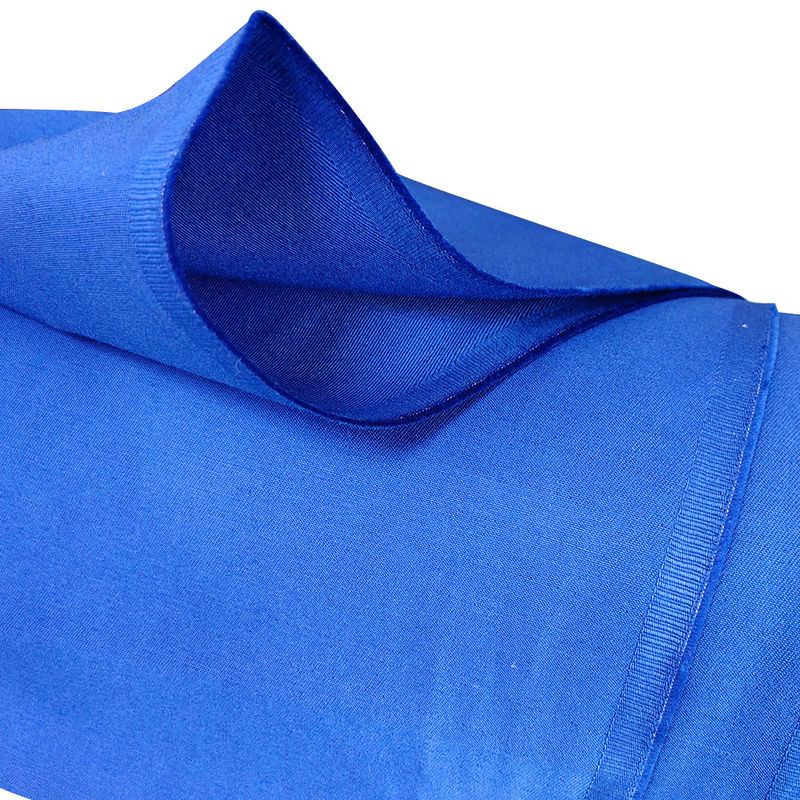 Μπλε ESD Αντιστατικό βαμβάκι Poly Blend Flame Retardant Workwear υφάσματα για αντιστατικό χώρο