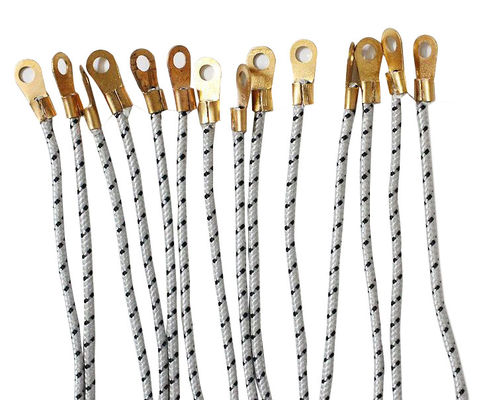 Διάμετρος 6mm αξία 10e3ohms βαμβακιού πολυεστέρα σχοινιών κουρτινών ESD αποστειρωμένων δωματίων ESD