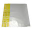 Πορτοφόλι 11 εγγράφων πολυαιθυλενίου A4 A3 ESD μαλακές κίτρινες άκρες πορτοφολιών αρχείων τρυπών